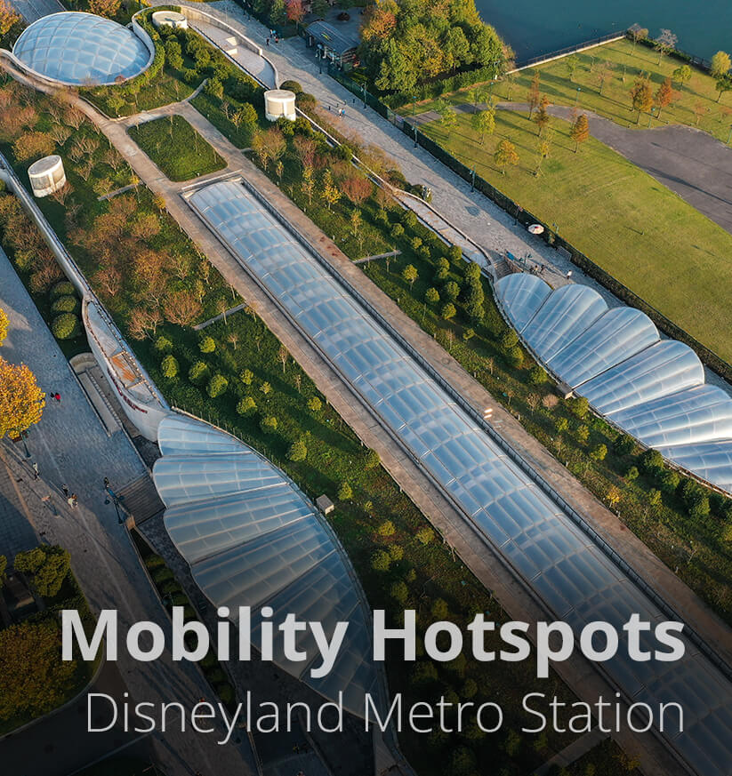 Project tile of Disneyland Metro Station in Shanghai